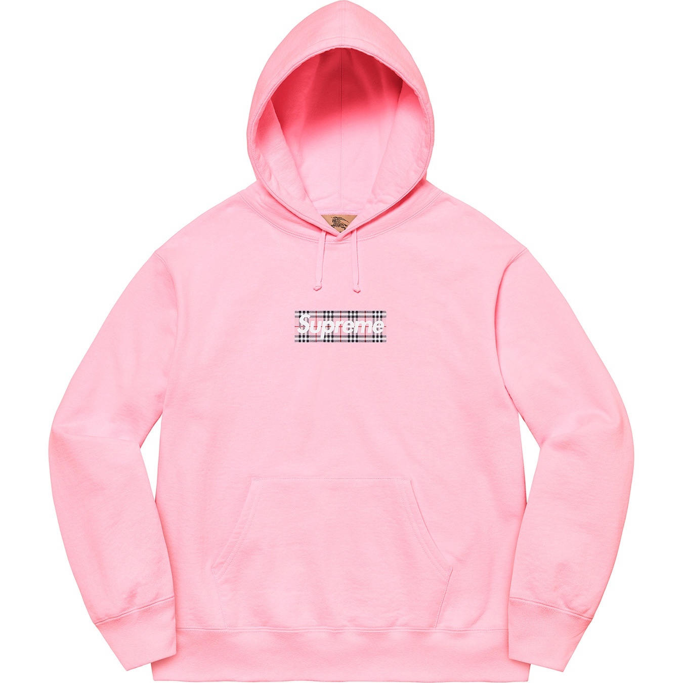 Supreme®/Burberry® Box Logo Hooded Sweatshirt view 2